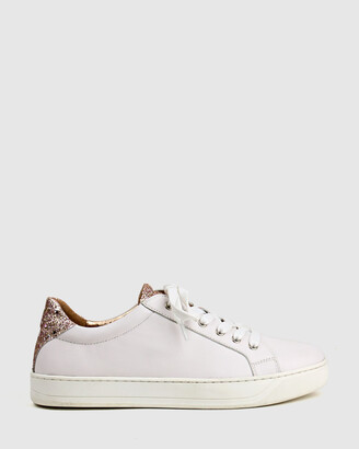 rose gold platform sneakers