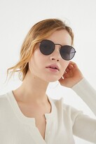 Thumbnail for your product : Urban Outfitters Billie Metal Round Sunglasses in Gold at