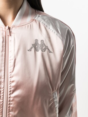 Kappa x Juicy Couture crystal-embellished bomber jacket