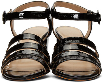 Maryam Nassir Zadeh Black Patent Palma High Sandals