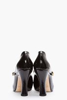 Thumbnail for your product : Marc Jacobs Black Patent T-Strap Mary-Jane heels