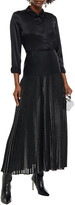 Thumbnail for your product : Alexandre Vauthier Pleated Lame Maxi Skirt