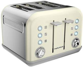 Morphy Richards Accents 4-Slice Toaster - Cream