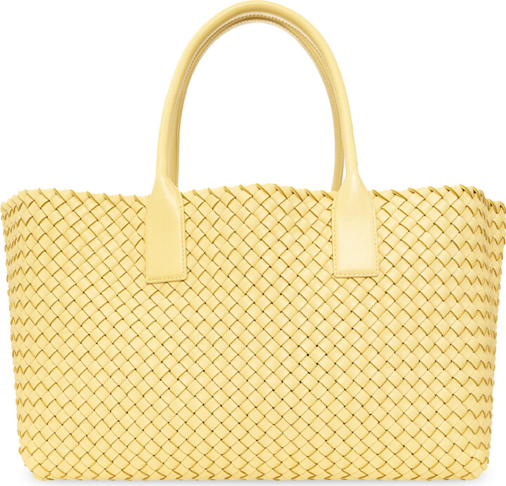 Bottega Veneta 'Cabat Medium' Shopper Bag, , - Yellow - ShopStyle