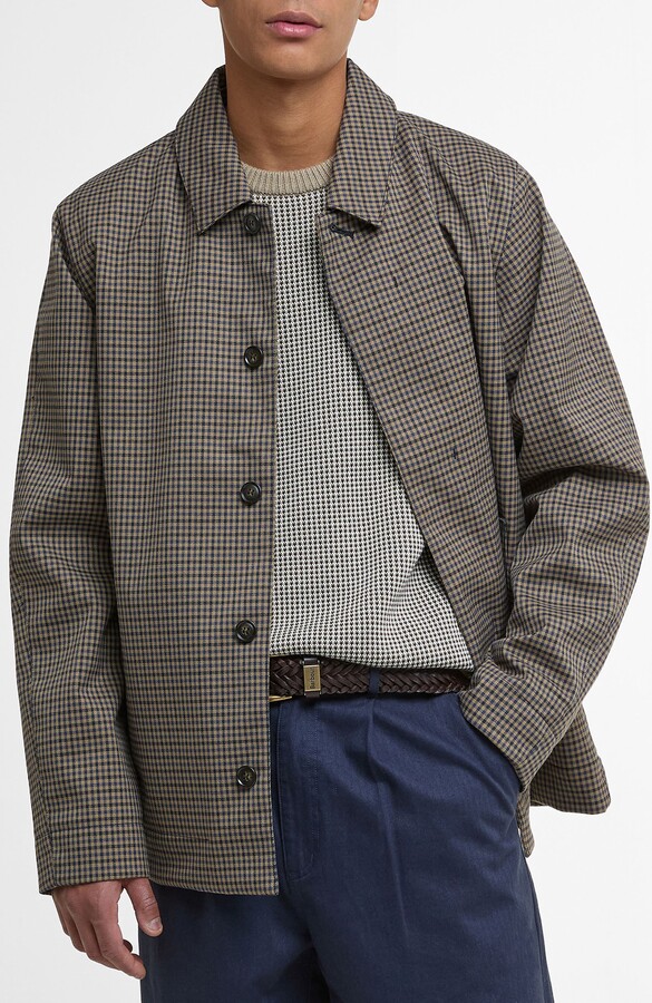 Barbour Loden Waterproof Short Check Twill Jacket