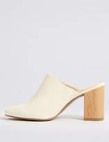 Thumbnail for your product : Marks and Spencer Block Heel Mule Shoes