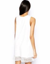 Thumbnail for your product : Zack John Swing Dress With Lace Trim