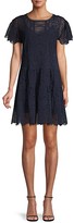 Thumbnail for your product : Rebecca Taylor Livy Cotton Silk Eyelet Dress