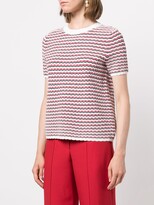 Thumbnail for your product : Adam Lippes Zigzag Open-Back Top