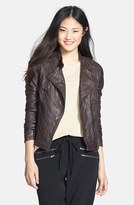 Thumbnail for your product : Caslon Rumpled Leather Moto Jacket