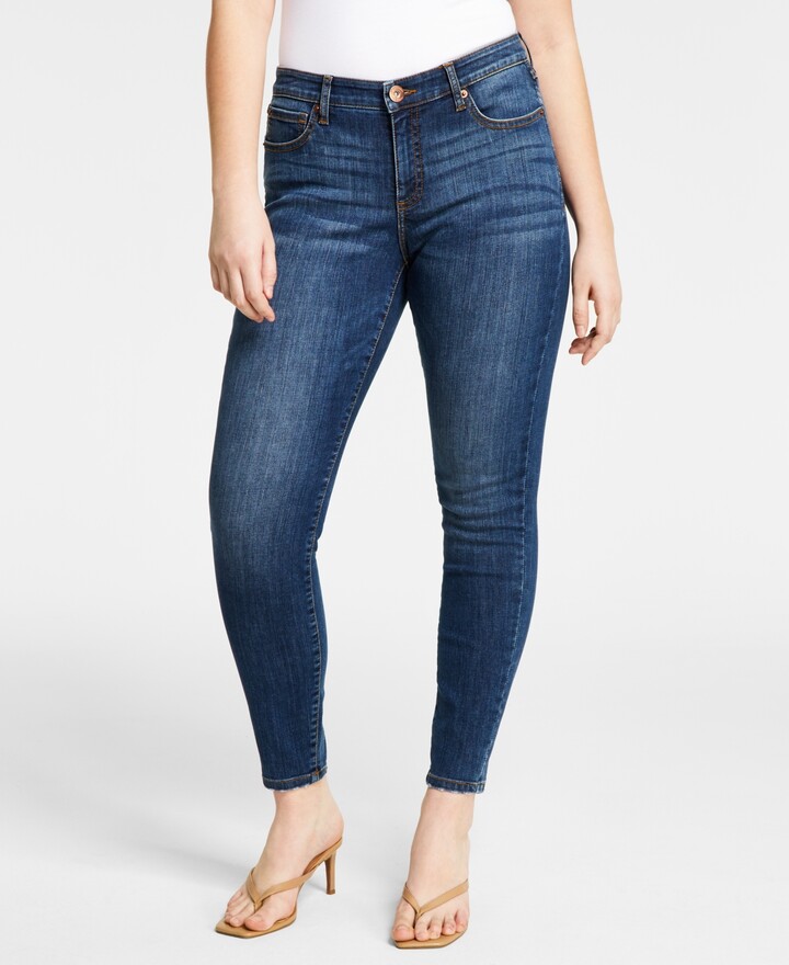 INC International Concepts Women's Curvy Mid Rise Skinny Jeans, Created for  Macy's - ShopStyle