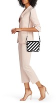 Thumbnail for your product : Off-White Diagonal Binder Clip Leather Crossbody Bag