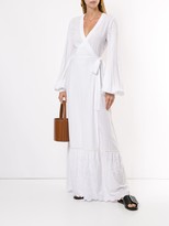 Thumbnail for your product : The Upside Kate broderie wrap dress