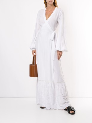 The Upside Kate broderie wrap dress