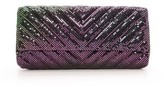Thumbnail for your product : Whiting & Davis Quilted Chevrons Clutch