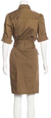 Diane von Furstenberg Collared Short Sleeve Dress