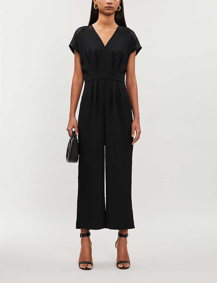 Whistles Mia crepe jumpsuit ShopStyle