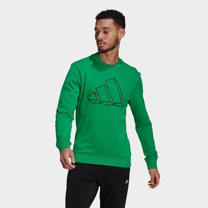green adidas sweatshirt
