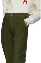 Thumbnail for your product : Ami Alexandre Mattiussi Green Wide Fit Trousers