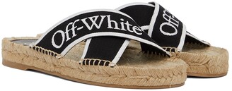 Off-White Black Criss Cross Sandals