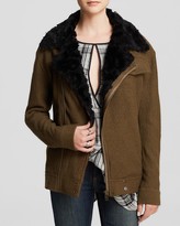 Thumbnail for your product : Free People Jacket - Faux Fur Collar