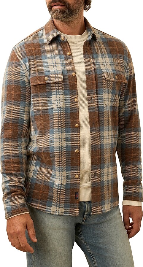 Faherty Brand Men's Legend Sweater Shirt - Bear River Plaid - Size XXL