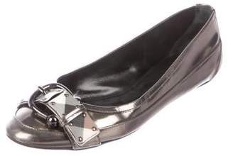 Burberry Patent Leather Buckle Flats multicolor Patent Leather Buckle Flats
