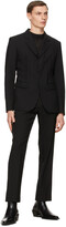 Thumbnail for your product : Dion Lee Black Wool Hook & Eye Blazer