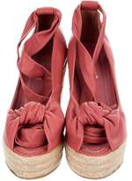 Thumbnail for your product : Loewe Leather Platform Wedges