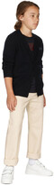 Thumbnail for your product : Acne Studios Kids Black Wool Logo Cardigan