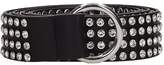Thumbnail for your product : B-Low the Belt B Low The Belt Mia Crystal Black Leather Belt