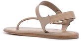 Thumbnail for your product : Emporio Armani Diagonal-Strap Leather Sandals