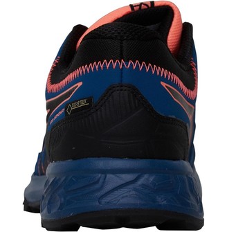 Asics Womens GEL-Sonoma 4 GTX Trail Running Shoes Mako Blue/Sun Coral