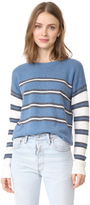 Thumbnail for your product : Derek Lam 10 Crosby Striped Crew Neck Sweater