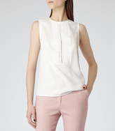 Thumbnail for your product : Reiss Kia TEXTURED SEMI-SHEER TOP