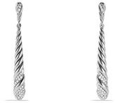 Thumbnail for your product : David Yurman Willow Medium Drop Earrings with Diamonds