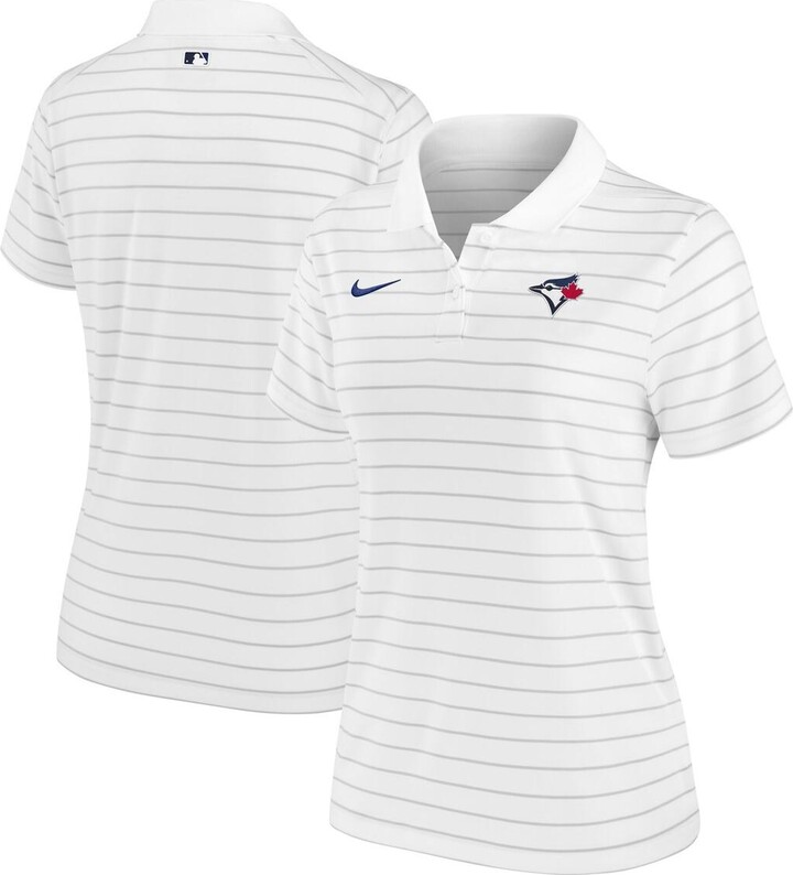 Nike Women's White Toronto Blue Jays Authentic Collection Victory Performance Polo Shirt
