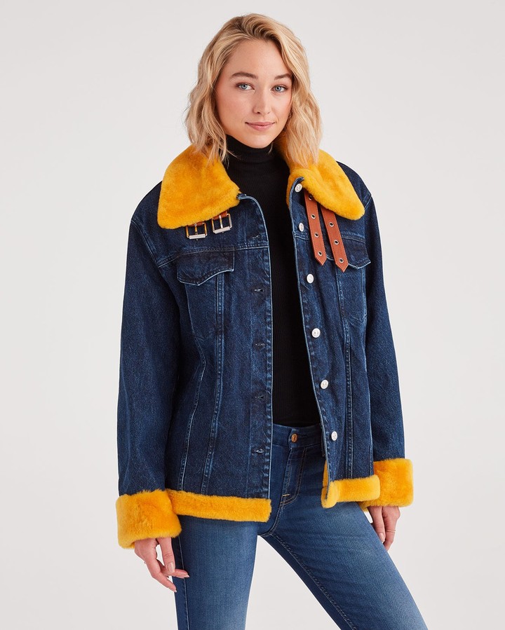 7 for all mankind denim jacket