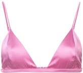 Thumbnail for your product : Fleur Du Mal luxe triangle bra