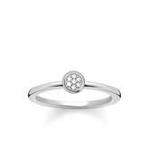 Thumbnail for your product : Thomas Sabo Glam & soul pavé disc diamond ring
