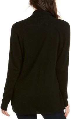 vince mixed gauge cardigan