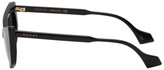 Thumbnail for your product : Gucci Black Exaggerated Cat Eye Sunglasses