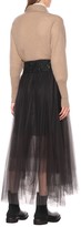 Thumbnail for your product : Brunello Cucinelli Embellished tulle maxi skirt