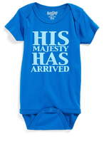 Thumbnail for your product : Sara Kety Baby & Kids 'His Majesty Has Arrived' Bodysuit