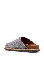 Thumbnail for your product : Sofie D'hoore Floral wool cut-out slippers