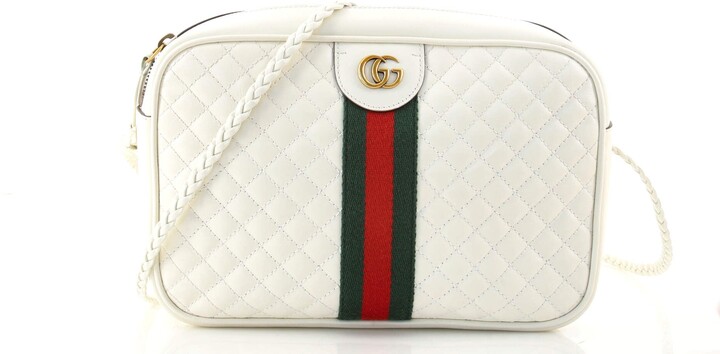Gucci Trapuntata Camera Bag Quilted Leather Small - ShopStyle