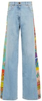 Thumbnail for your product : Versace Royal Rebellion wide-leg jeans