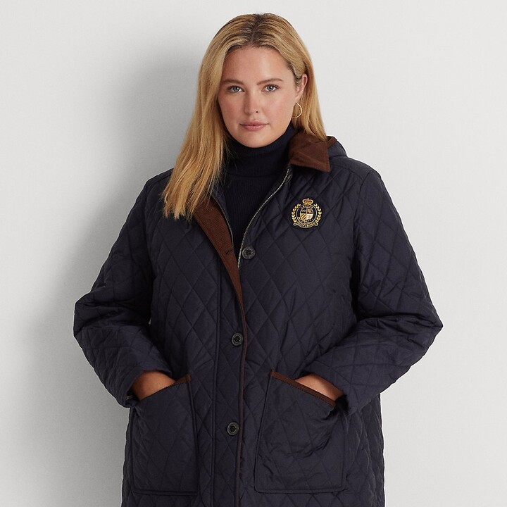 Lauren Woman Ralph Lauren CrestPatch Quilted Jacket ShopStyle