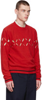 Thumbnail for your product : Stefan Cooke Red Slashes Sweater