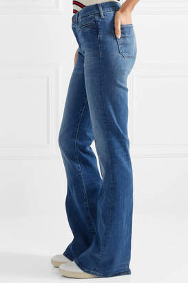 MiH Jeans Marrakesh High-rise Flared Jeans - Mid denim